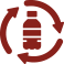 icon depicting eco-friendly bottle